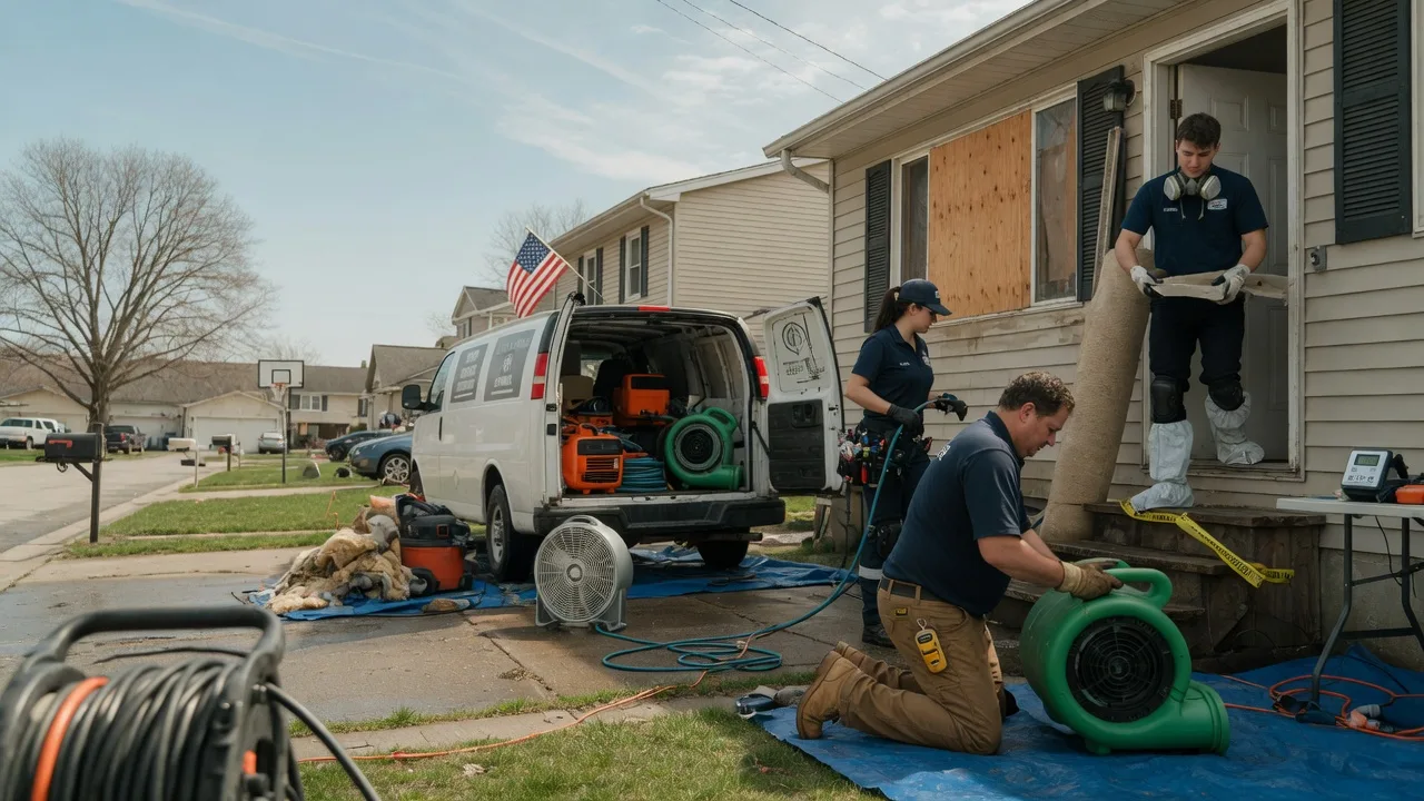 Water Damage Restoration in Dundee, MI near me